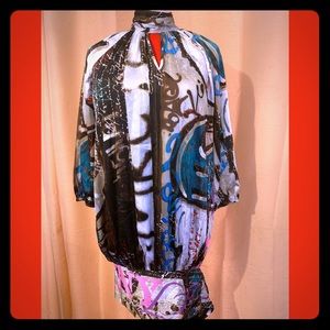 COPY - New-Gabrielle Union Graffiti Dress